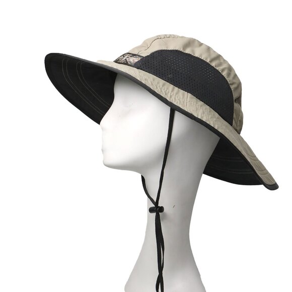 Vintage Sunday Afternoons Wide Brim Hiking Outdoors Hat Khaki Black Adjustable - Picture 3 of 16